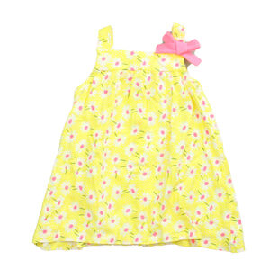 Du Pareil Girls Yellow | Pink Dress size: 24 Months
